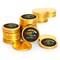 84 Pcs 100th Day of School Candy Party Favors Chocolate Coins - Gold Foil